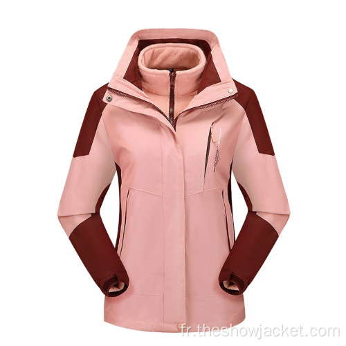 Manteau d'hiver personnalisé 3in1 Interchange Jacket pour femmes